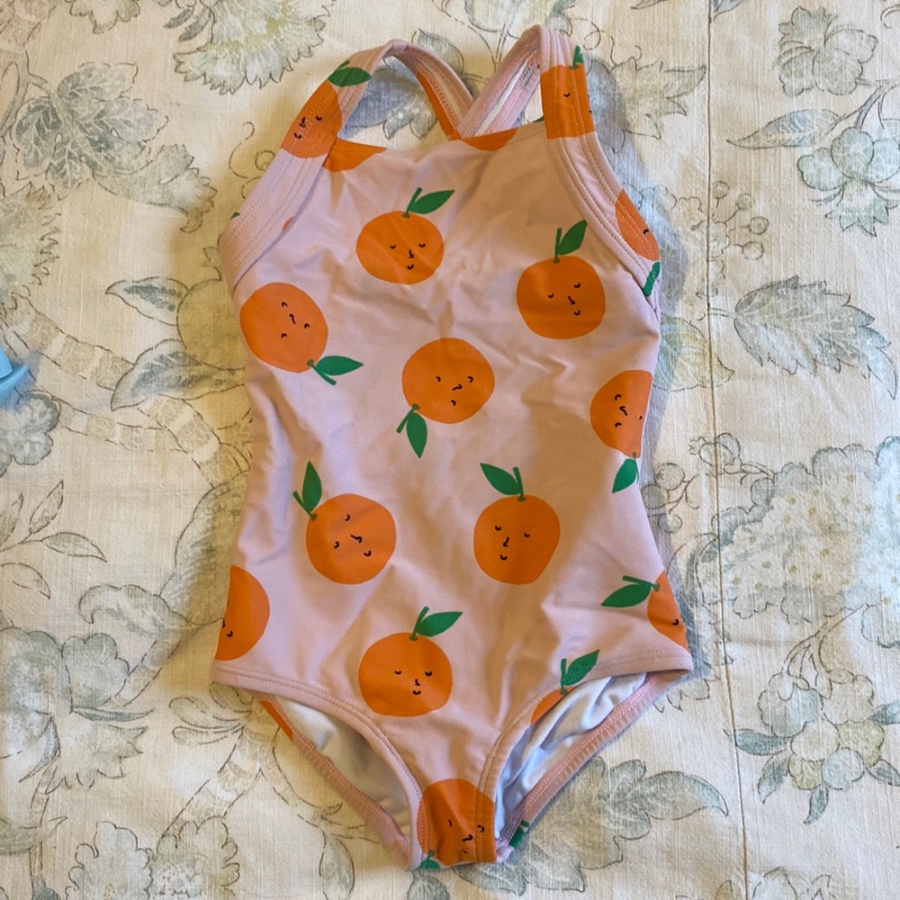 Hanna Andersson Orange One Piece Swim